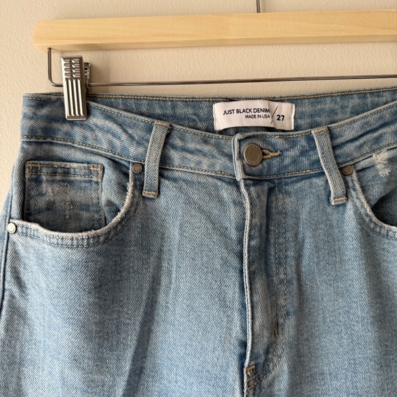 Just Black Denim Perfect Wide Leg - Size 27 - Picture 2 of 8